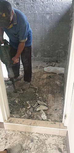 桃園衛浴拆除-磁磚地磚拆除