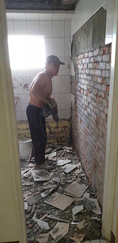 台北廁所拆除,拆除廁所壁磚